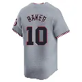 Youth Washington Nationals ＃10 Darren Baker Gray Limited Road Jersey