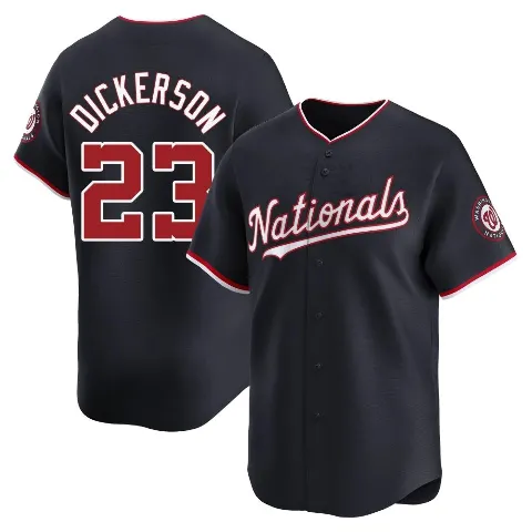 Youth Washington Nationals ＃23 Corey Dickerson Navy Limited Alternate Jersey