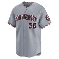 Youth Washington Nationals ＃36 Stone Garrett Gray Limited Road Jersey
