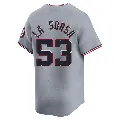 Youth Washington Nationals ＃53 Joe La Sorsa Gray Limited Road Jersey