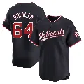 Youth Washington Nationals ＃64 Orlando Ribalta Navy Limited Alternate Jersey