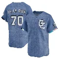 Youth Washington Nationals ＃70 Jeremy De La Rosa Blue Limited 2025 City Connect Jersey