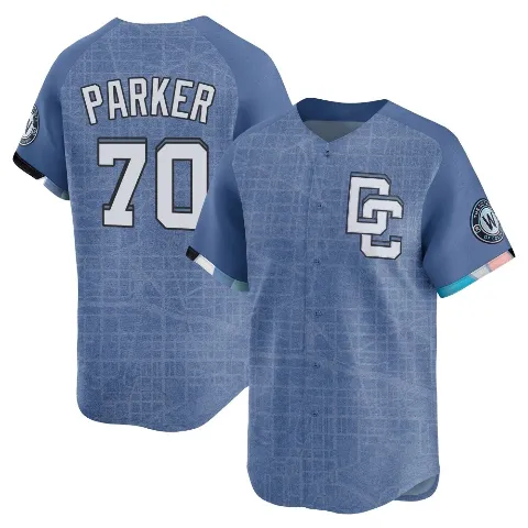 Youth Washington Nationals ＃70 Mitchell Parker Blue Limited 2025 City Connect Jersey