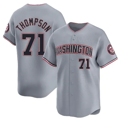 Youth Washington Nationals ＃71 Mason Thompson Gray Limited Road Jersey