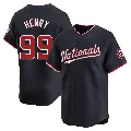 Youth Washington Nationals ＃99 Cole Henry Navy Limited Alternate Jersey